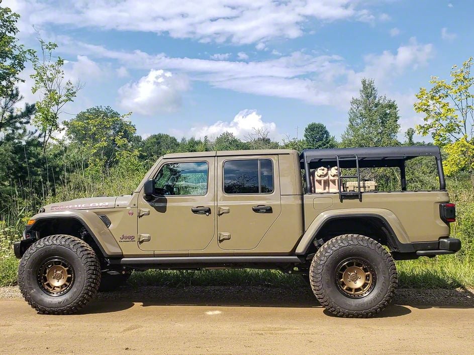 Maximus-3 Jeep Gladiator Overland Camper Bed Rack; Textured Black