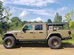 Maximus-3 Overland Camper Bed Rack; Textured Black (20-26 Jeep Gladiator JT)