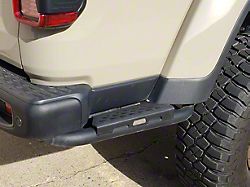Maximus-3 Rear Slider Steps; Textured Black (20-26 Jeep Gladiator JT Rubicon)