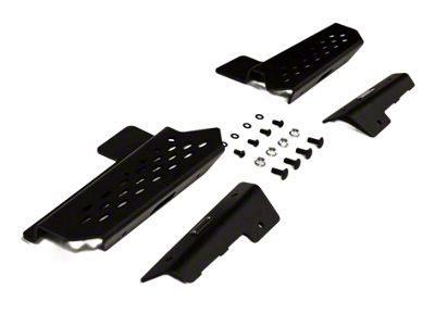 Maximus-3 Rubicon Add-On Rear Corner Steps; Textured Black (20-26 Jeep Gladiator JT Rubicon)