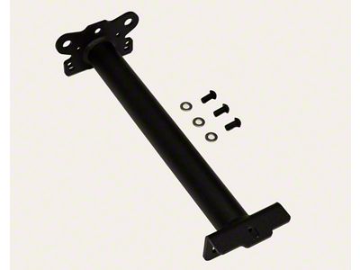 Maximus-3 Accessories Mast; Textured Black (18-26 Jeep Wrangler JL w/ Factory Rear Bumper)