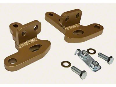 Maximus-3 Closed Rear Tow Loops; 392 Gold (18-26 Jeep Wrangler JL)