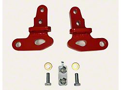 Maximus-3 Closed Rear Tow Loops; Red (18-26 Jeep Wrangler JL)