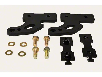 Maximus-3 Closed Rear Tow Loops; Textured Black (07-18 Jeep Wrangler JK)