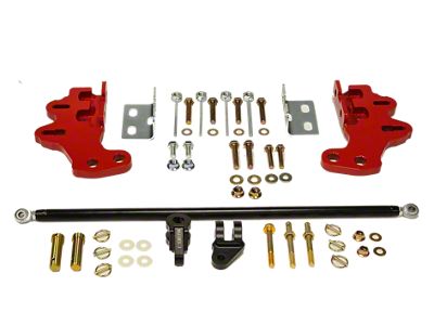Maximus-3 Flat Towing Kit with Blue Ox Adapters; Red (18-26 Jeep Wrangler JL)