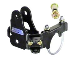 Maximus-3 Front Track Bar and High Steer Bracket for 3 to 4.50-Inch Lift; Black (18-26 Jeep Wrangler JL)