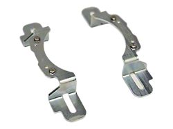 Maximus-3 Hardrock Fog Light Adapter Brackets; Zinc (07-18 Jeep Wrangler JK w/ Rubicon Hard Rock Steel Bumper)