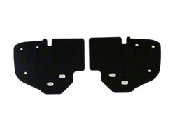 Maximus-3 Rear Bumper End Caps; Textured Black (07-18 Jeep Wrangler JK w/ Rubicon Hard Rock Steel Bumper)