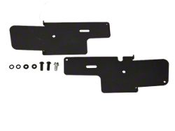 Maximus-3 Standard Filler Trim Plates; Textured Black (18-26 Jeep Wrangler JL w/ Factory Steel Bumper)