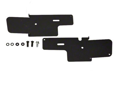 Maximus-3 Standard Filler Trim Plates; Textured Black (18-26 Jeep Wrangler JL w/ Factory Steel Bumper)