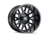 Mayhem Wheels Cogent Gloss Black Milled 6-Lug Wheel; 22x10; -19mm Offset (21-25 Bronco, Excluding Raptor)
