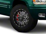 Mayhem Wheels Warrior Gloss Black Milled Wheel; 17x7.5; 30mm Offset (99-04 Jeep Grand Cherokee WJ)