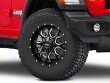 Mayhem Wheels Warrior Gloss Black Milled Wheel; 17x7.5; 30mm Offset (18-26 Jeep Wrangler JL)