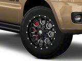 Mayhem Wheels Warrior Black Milled 6-Lug Wheel; 18x9; -12mm Offset (03-09 4Runner)