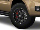 Mayhem Wheels Warrior Matte Black 6-Lug Wheel; 17x9; 18mm Offset (03-09 4Runner)