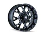 Mayhem Wheels Warrior Gloss Black Milled 5-Lug Wheel; 20x9; 18mm Offset (07-13 Tundra)
