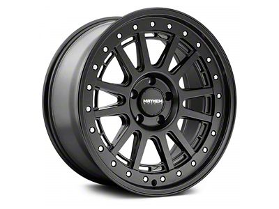 Mayhem Wheels Compass Matte Black 6-Lug Wheel; 17x9; -6mm Offset (24-25 Tacoma)
