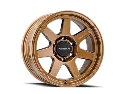 Mayhem Wheels Convoy Satin Bronze 6-Lug Wheel; 17x9; -6mm Offset (24-25 Tacoma)