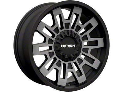 Mayhem Wheels Cortex Matte Black with Dark Tint 6-Lug Wheel; 20x10; -19mm Offset (24-25 Tacoma)