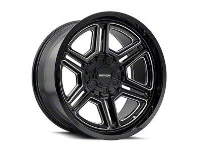 Mayhem Wheels Hermosa Gloss Black Milled 6-Lug Wheel; 20x12; -44mm Offset (24-25 Tacoma)