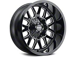 Mayhem Wheels Cogent Black Milled 6-Lug Wheel; 20x9; 0mm Offset (25-26 4Runner)