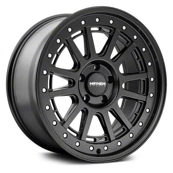 Mayhem Wheels Toyota 4-Runner Compass Matte Black 6-Lug Wheel; 17x9 ...