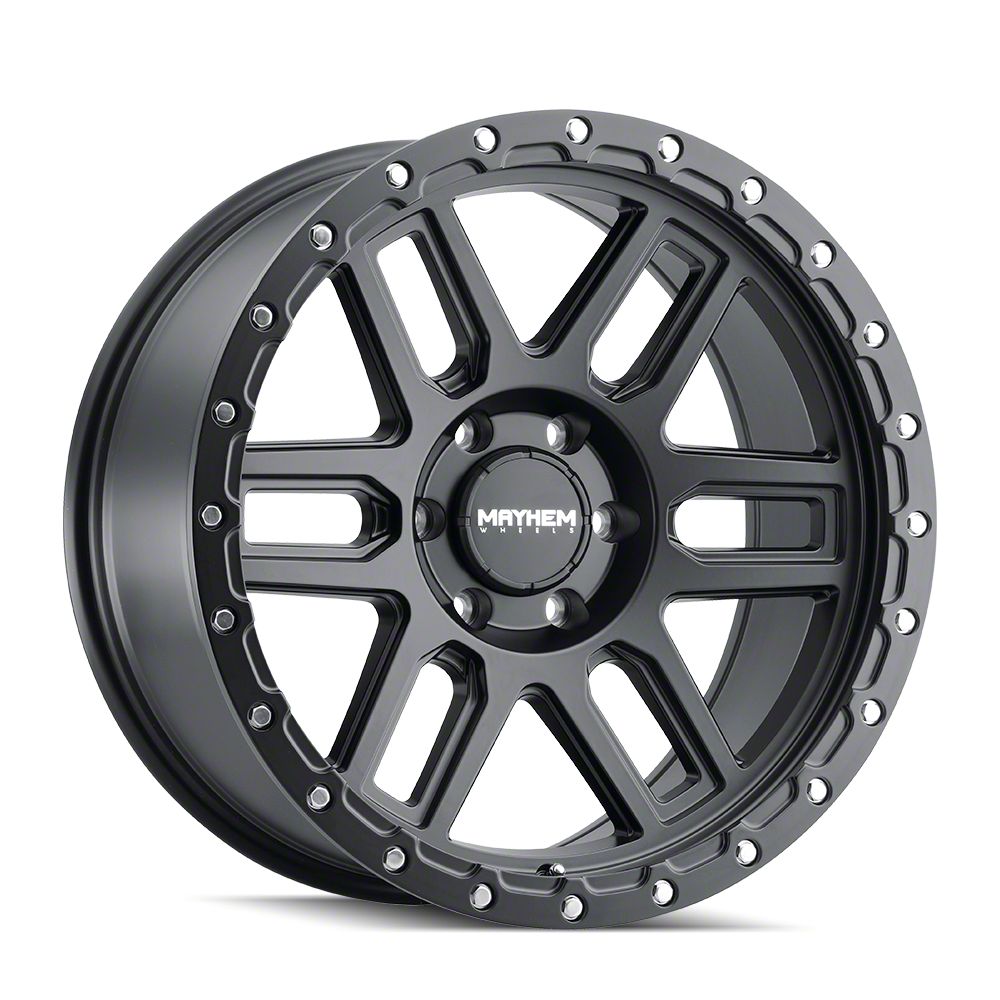 Mayhem Wheels Toyota 4-Runner Delta Matte Black 6-Lug Wheel; 17x9; 0mm ...