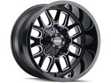 Mayhem Wheels Cogent Gloss Black Milled 6-Lug Wheel; 20x9; 18mm Offset (21-25 Bronco, Excluding Raptor)
