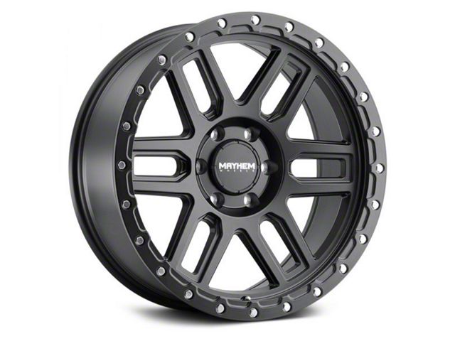 Mayhem Wheels Bronco Delta Matte Black 6-Lug Wheel; 20x9; 0mm Offset ...