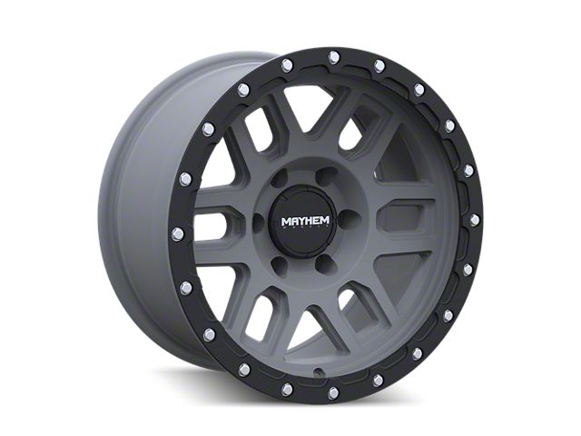Mayhem Wheels Bronco Delta Matte Gunmetal 6-Lug Wheel; 17x9; -12mm ...