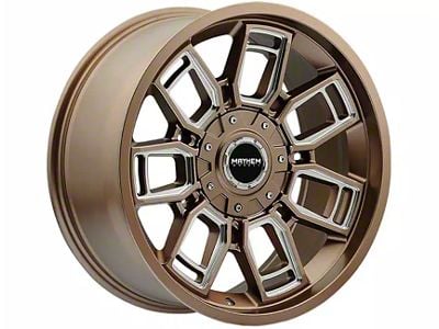 Mayhem Wheels Ordinance Matte Bronze Milled 6-Lug Wheel; 20x9; 0mm Offset (21-25 Bronco, Excluding Raptor)