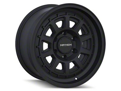Mayhem Wheels Voyager Matte Black 6-Lug Wheel; 17x8.5; 18mm Offset (21-25 Bronco, Excluding Raptor)