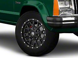 Mayhem Wheels Warrior Matte Black Wheel; 17x9; 18mm Offset (84-01 Jeep Cherokee XJ)
