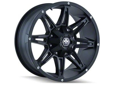 Mayhem Wheels Rampage Matte Black Wheel; 17x9; 18mm Offset (20-25 Jeep Gladiator JT)