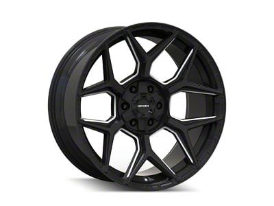 Mayhem Wheels Vanquish Gloss Black Milled Wheel; 20x9; 0mm Offset (20-25 Jeep Gladiator JT)