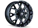 Mayhem Wheels Warrior Black Milled Wheel; 20x9; 0mm Offset (22-25 Jeep Grand Cherokee WL)