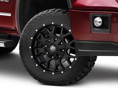 Mayhem Wheels Warrior Matte Black Wheel; 20x10; -25mm Offset (99-04 Jeep Grand Cherokee WJ)