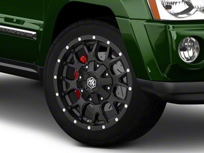 Mayhem Wheels Warrior Matte Black Wheel; 20x10; -25mm Offset (05-10 Jeep Grand Cherokee WK)