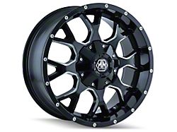 Mayhem Wheels Warrior Black Milled Wheel; 20x9; 0mm Offset (11-21 Jeep Grand Cherokee WK2)