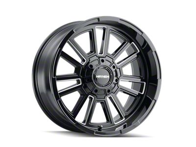 Mayhem Wheels Apollo Gloss Black Milled Wheel; 20x9; 0mm Offset (18-25 Jeep Wrangler JL)