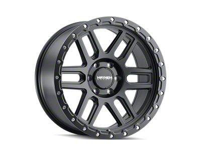 Mayhem Wheels Delta Matte Black Wheel; 17x9; -12mm Offset (18-25 Jeep Wrangler JL)