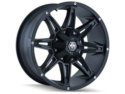 Mayhem Wheels Rampage Matte Black Wheel; 17x9; -12mm Offset (18-25 Jeep Wrangler JL)