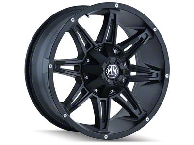 Mayhem Wheels Rampage Matte Black Wheel; 17x9; 18mm Offset (18-25 Jeep Wrangler JL)