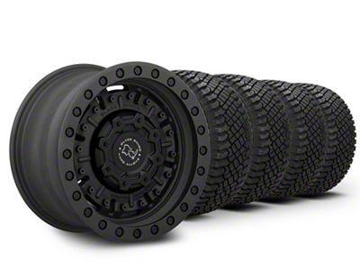 17x9.5 Black Rhino Abrams & 35in Atturo All-Terrain Trail Blade X/T Tire Package (20-25 Jeep Gladiator JT)