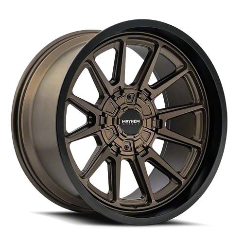Mayhem Wheels Tacoma Intrepid Matte Bronze 6-Lug Wheel; 18x9