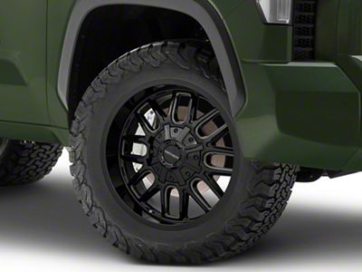 Mayhem Wheels Cogent Black with Prism Red 6-Lug Wheel; 20x9; 18mm Offset (22-25 Tundra)