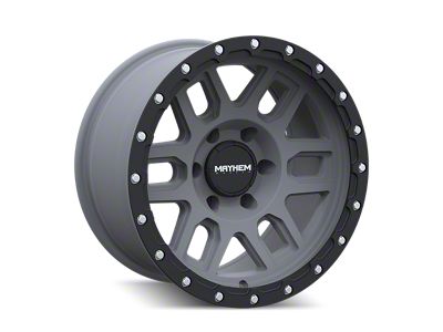 Mayhem Wheels Delta Matte Gunmetal 6-Lug Wheel; 20x9; -12mm Offset (22-25 Tundra)
