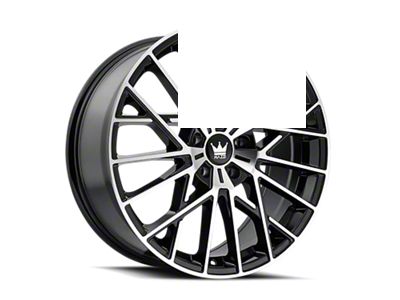 Mazzi Jinx Gloss Black Machined 5-Lug Wheel; 18x8; 40mm Offset (05-15 Tacoma)