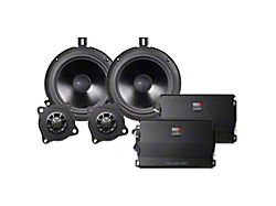 MB Quart 800 Watt STAGE 2 Tuned Two Speaker System Upgrade for Aftermarket Radios (07-18 Jeep Wrangler JK)