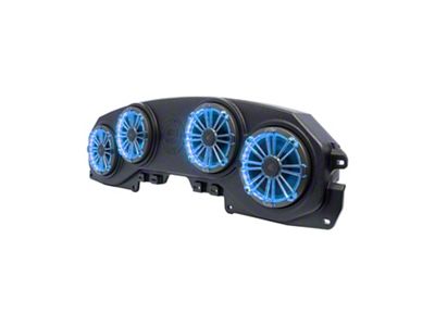 MB Quart Overhead Soundbar with Four 8-Inch Coaxial Speakers and RGB LED Lighting (18-23 Jeep Wrangler JL)